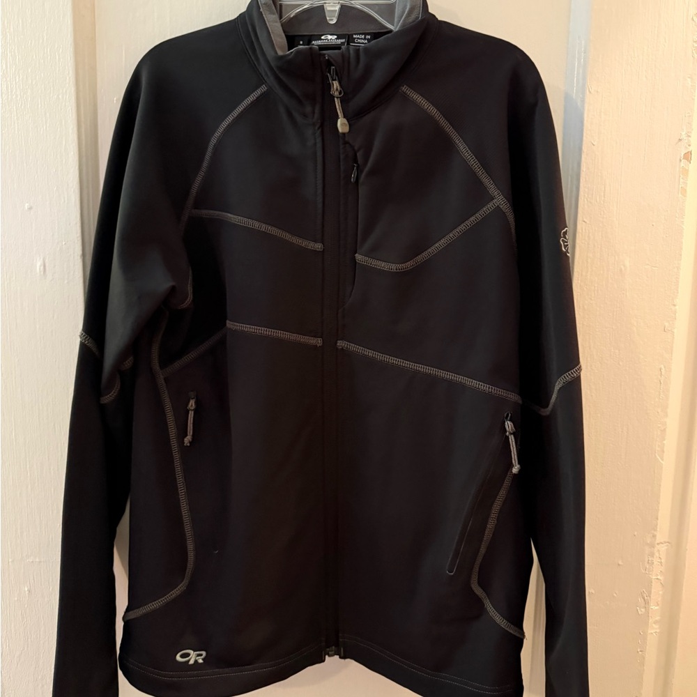 Woman’s Outdoor Research Full Zip Hiking Jacket, Soft shell, Size S, like new